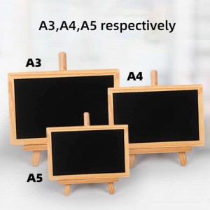 Wooden Stand Small Blackboard Activity Prompt Board household study promotion