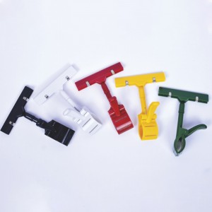 Plastic Small Pop Double Sided Advertising Clip