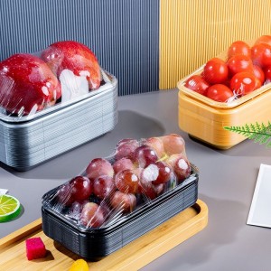 PET Compaq Vegetable Clear Plastic Trays For Fruit