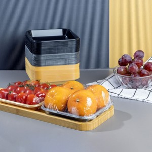 PET Compaq Vegetable Clear Plastic Trays For Fruit