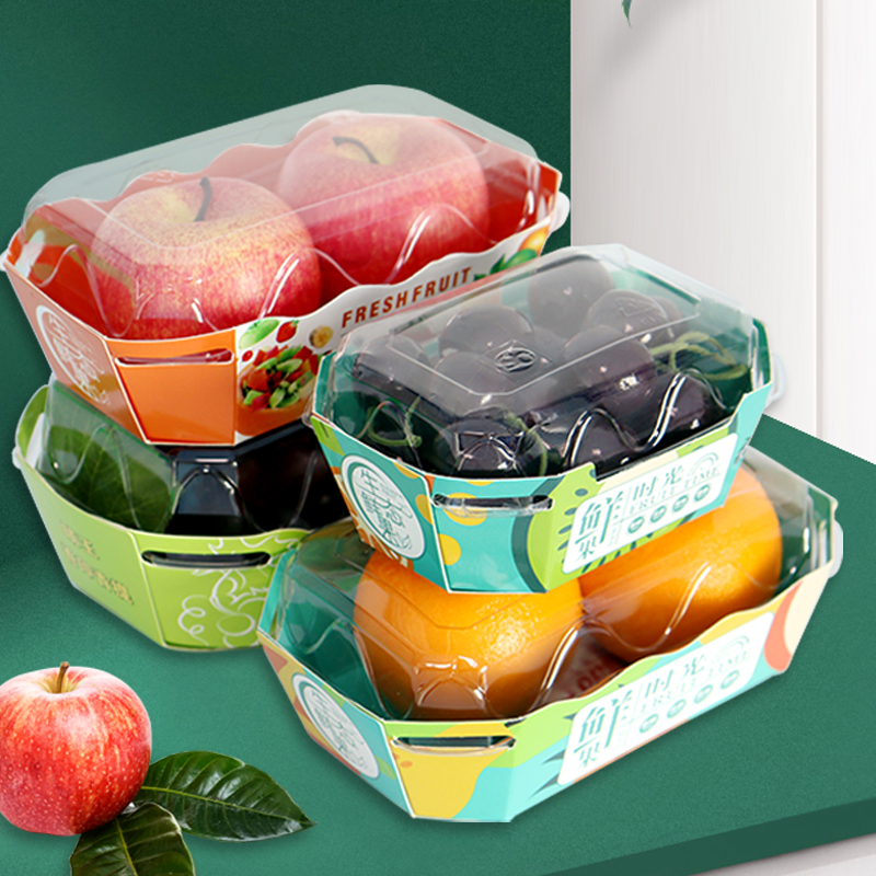 Colorful Fruit Paper Tray
