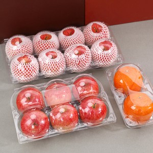 Transparent Clamshell Packaging Box Vegetable Fruit Storage Container Plastic Blister Packing Blister