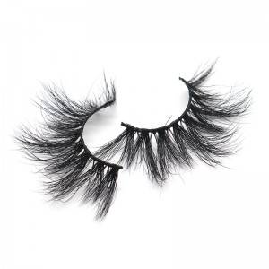 Wholesale 100% Real Fake False Eye Lashes Vendor 3D 5D 25mm 25 mm Mink Eyelashes with Private Label Custom Package Boxes