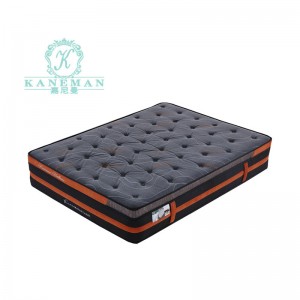 Discount Price Thin Spring Mattress - Euro top pocket spring mattress compressed bed mattress custom latex mattress – Kaneman
