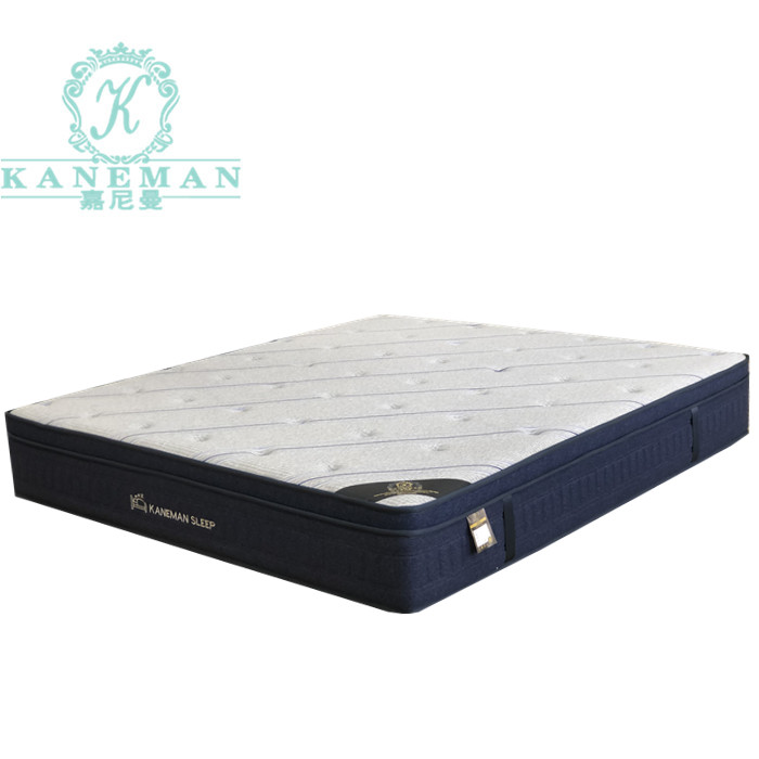 2022 wholesale price Top Foam Mattress - Custom crown hotel mattress best price palace hotel gel mattress king size pocket spring bedroom mattress – Kaneman