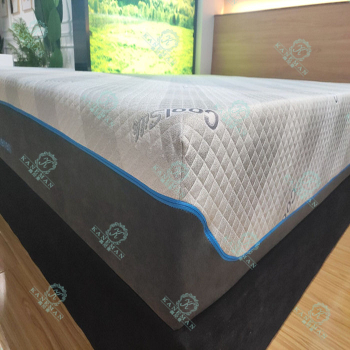 Cooling ice silk mattress queen king size memory foam mattress compressed 12inch wholesale factory mattress 2022 top rated