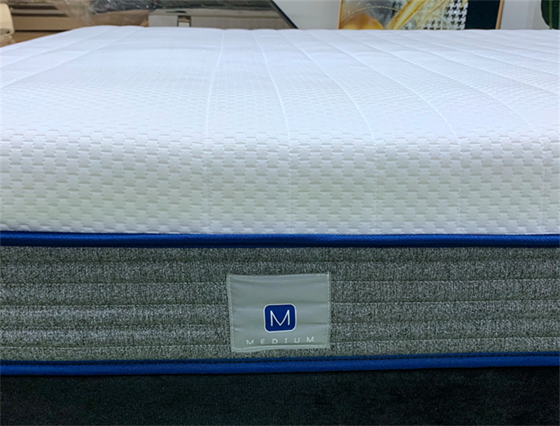 Medium hybrid pocket spring mattress rolled compress mattress