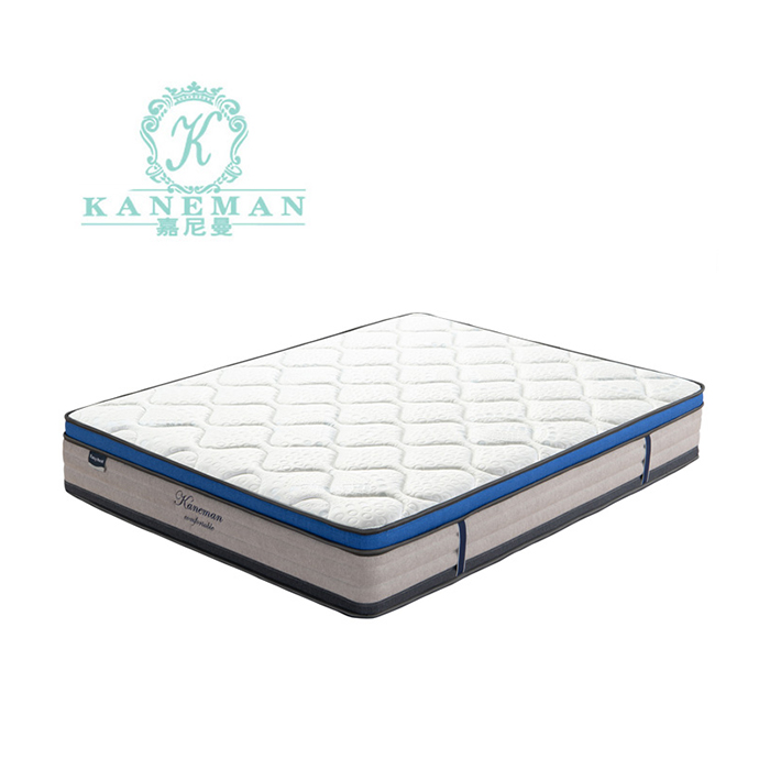 China Manufacturer Luxury 10inch Queen Size High Density Foam Pocket coil spring mattress online Featured Image