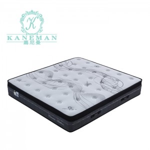 factory Outlets for Order Custom Size Mattress - Hot sale hybrid viscoelastic memory foam 12inch pocket coil spring crown hotel mattress  – Kaneman