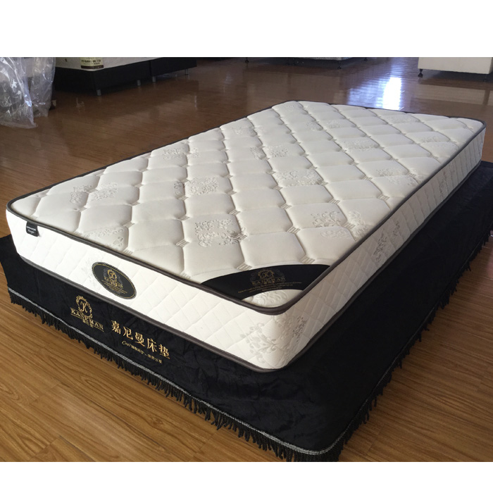 OEM Double Bed Mattress 8inch Bonnell Spring Mattress Factory Vacuum Rolled Compress Cheap price Spring Mattress