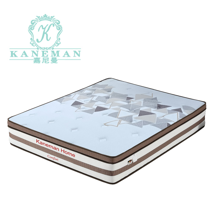 New Delivery for Village Hotel Mattress - 13 Inch Roll Up Packing Wholesale Queen King Size Memory Foam Pocket Spring Mattress In A Box – Kaneman