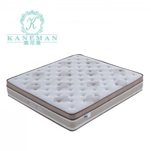Factory wholesale Soft Spring Mattress - 5 stars Hotel Comfy 10 inch individual spring mattress King size bed mattress for sale – Kaneman