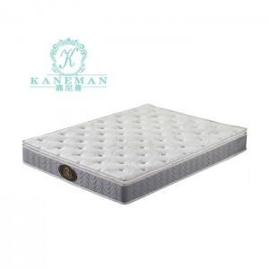 Factory directly supply Dog Bed Mattress - Wholesale Cheap Hot Sale Pillow top 10inch Spring Mattress Factory Price Economical Continuous Spring Bed Mattress Queen King Size Mattress – Kaneman