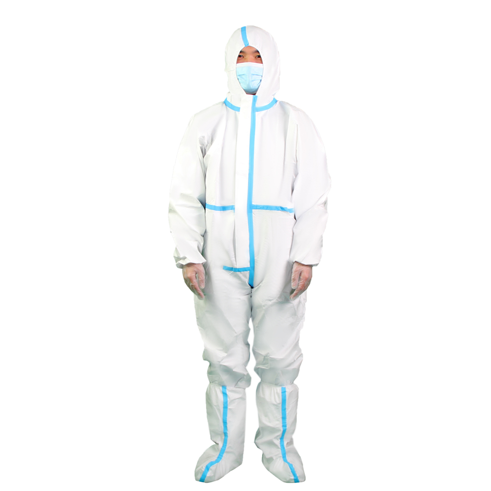 China Wholesale Medical Face Mask Customize Print Suppliers - Disposable Medical Protective Coverall Clothing PPE Suit – CHENKANG