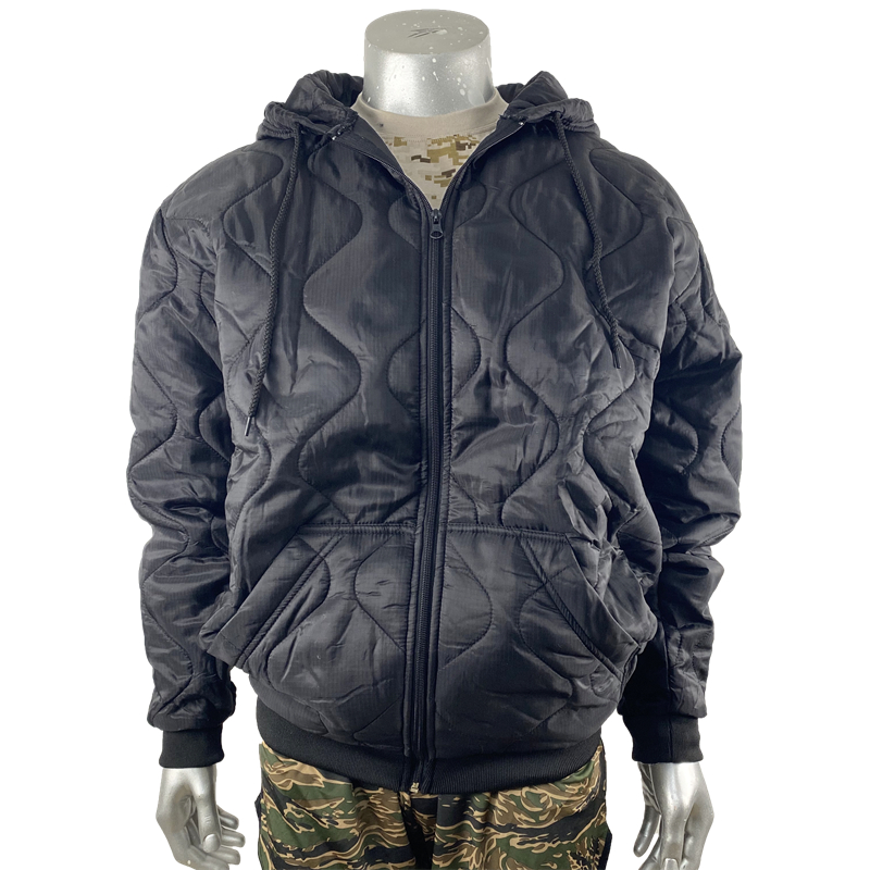 military poncho liner combat woobie hoodie for men black zip woobie hoodie Featured Image