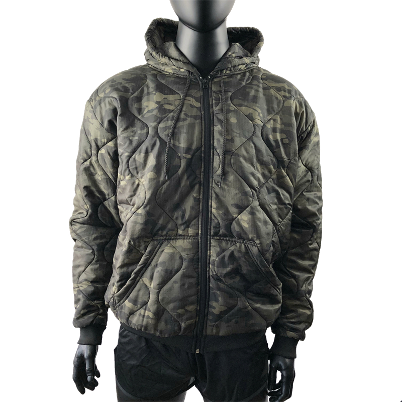 Top Quality Poncho Hoodie Black cp camo zip-up waterproof for outdoor military Featured Image