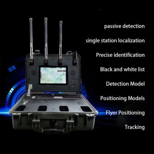 Portable Multi-Band 1-10km Drone Detector Handheld Anti Drone UAV Positioning