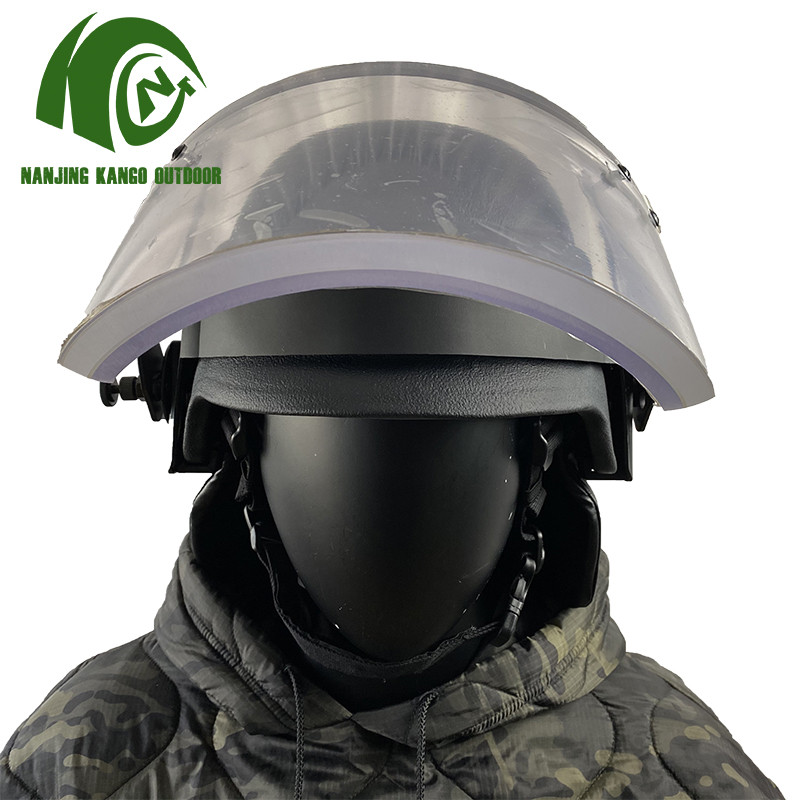 Special Price for Military Camouflage Netting - Miltary Police Equipment NIJ IIIA PASGT With Bulletproof Face Shield Ballistic Visor  – kango detail pictures
