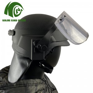 Miltary Police Equipment NIJ IIIA PASGT With Bulletproof Face Shield Ballistic Visor