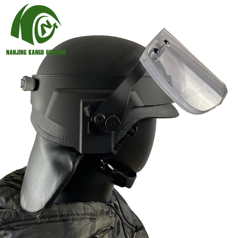 New Arrival China Military Tactical Combat Boot - Miltary Police Equipment NIJ IIIA PASGT With Bulletproof Face Shield Ballistic Visor  – kango detail pictures