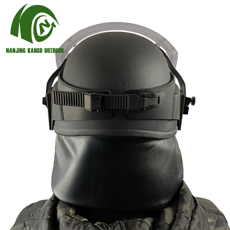 New Arrival China Military Tactical Combat Boot - Miltary Police Equipment NIJ IIIA PASGT With Bulletproof Face Shield Ballistic Visor  – kango detail pictures
