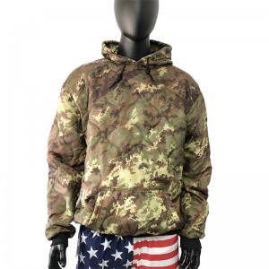 Top Quality Poncho Hoodie Italian camo waterproof for outdoor military