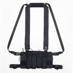 Tactical Chest Rig X Harness Assault Plate Carrier With Front Mission Panel