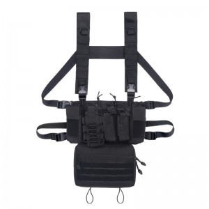 Tactical Vest MOLLE Military Chest Bag With Abdominal Bag