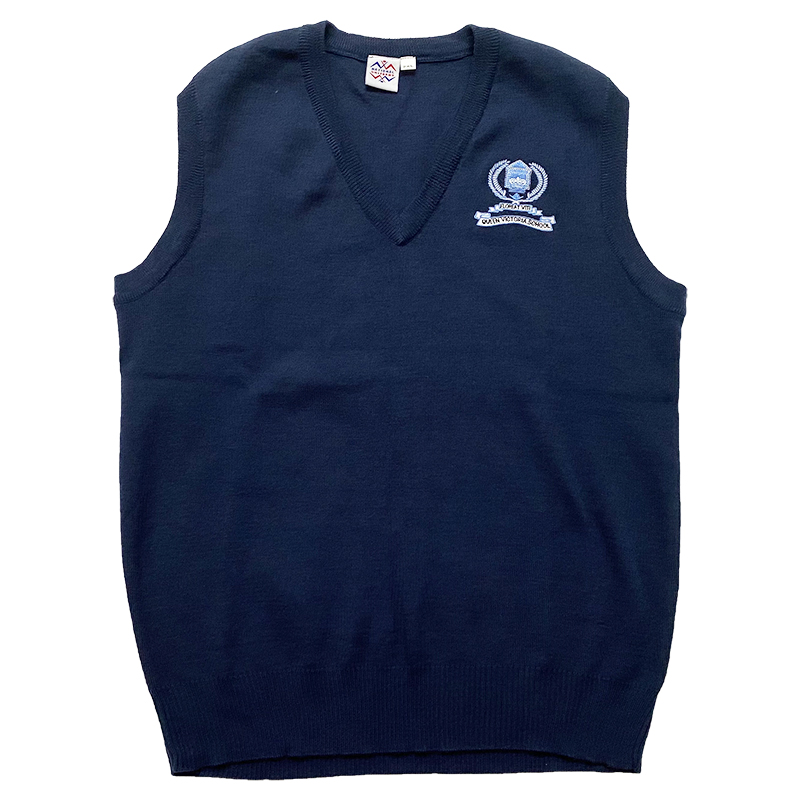 Navy Blue Army Sweater Vest (1)