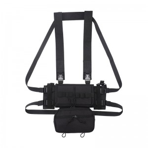 Outdoor sport Airsoft Tactical Vest Modular Chest Rig Multifunctional Belly Bag
