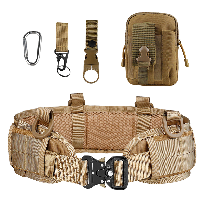 Thick Nylon Army Multifunctional Outdoor Magazine Pouch Adjustable Detachable Military Tactical Belt Featured Image