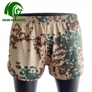 High quality elastic pants camo tactical gym swimming shorts mens running silkies shorts