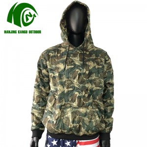 Military Style All Season Poncho Hoodie US Army Rhodesian Camo Woobie hoodie