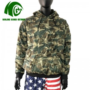 Military Style All Season Poncho Hoodie US Army Rhodesian Camo Woobie hoodie