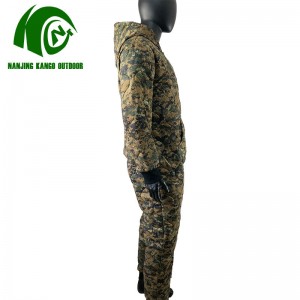 Military Men Overall Suit Camouflage Nylon Woobie Hoodie Coverall For Army