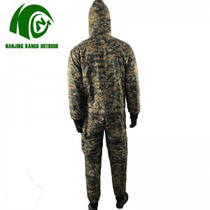 Military Men Overall Suit Camouflage Nylon Woobie Hoodie Coverall For Army