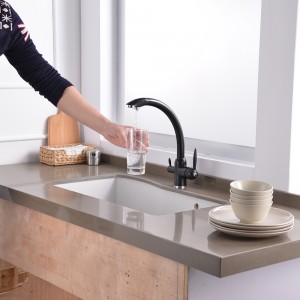 KR-630 moon curved filter dual outlet kitchen faucet