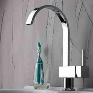KR-1143B gooseneck flat tube faucet