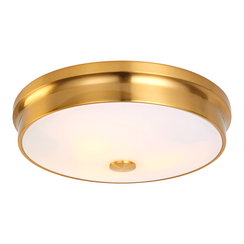 Modern Light plated gold round iron ceiling light 10755-2C