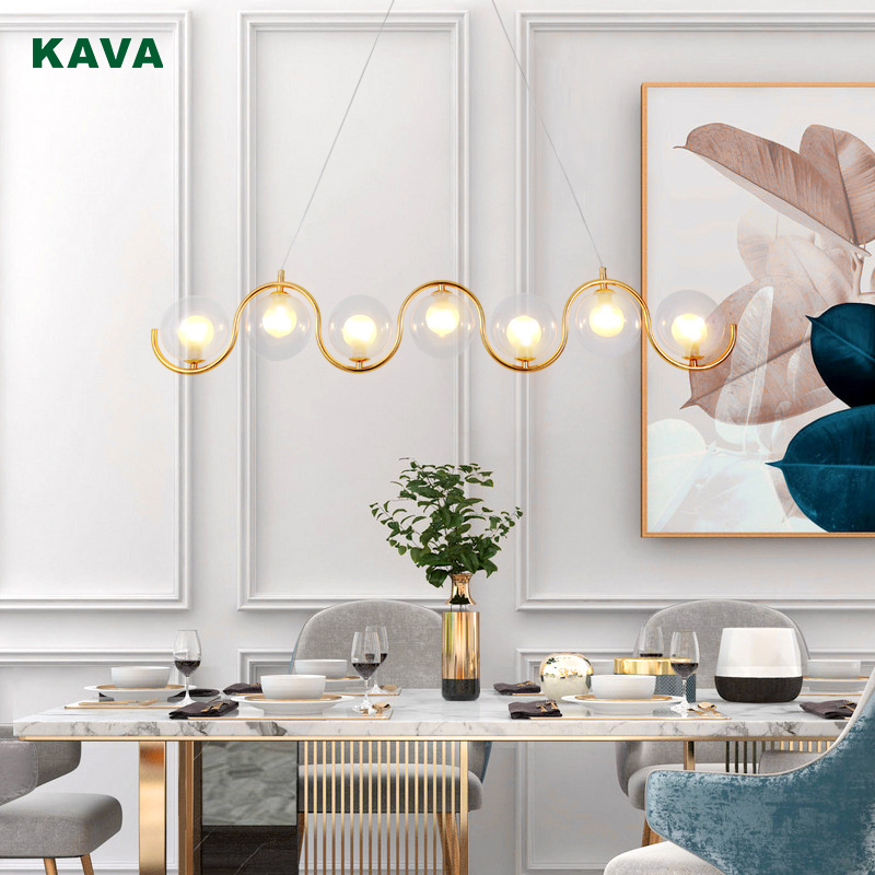 Chinese Professional Linear Chandelier - Indoor Home Decorative G9 Pendant Chandelier Light 11145-7P – KAVA