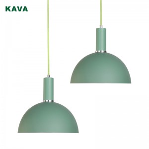 Cheap PriceList for Wicker Pendant Light - Green Dome Pendant Light 10751-1P – KAVA