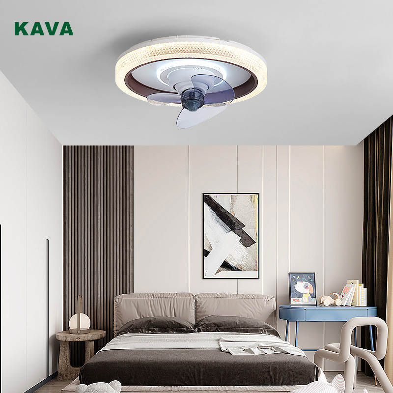 Factory wholesale Ceiling Lights For Living Room - Indoor LED Fan Ceiling Light Energy Saving KCF-13-CE – KAVA