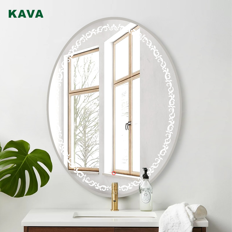 High definition Outside Wall Lights - Waterproof Bathroom light Golden Mirror Glass Led Vanity Lights KMV203M – KAVA