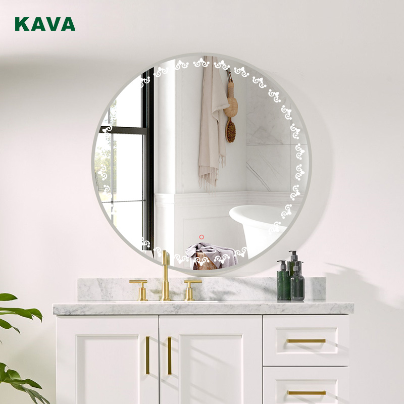 Wholesale Wall Lights Indoor - Wall mirror light round shape 3000K Led Vanity lights KMV204M – KAVA