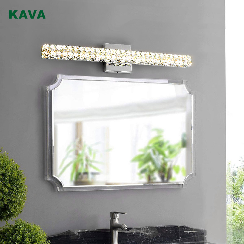 High Quality for Bathroom Wall Light Fixtures - Wall Light for Living room Crystal Shade Wall Lamps W20006-10W – KAVA