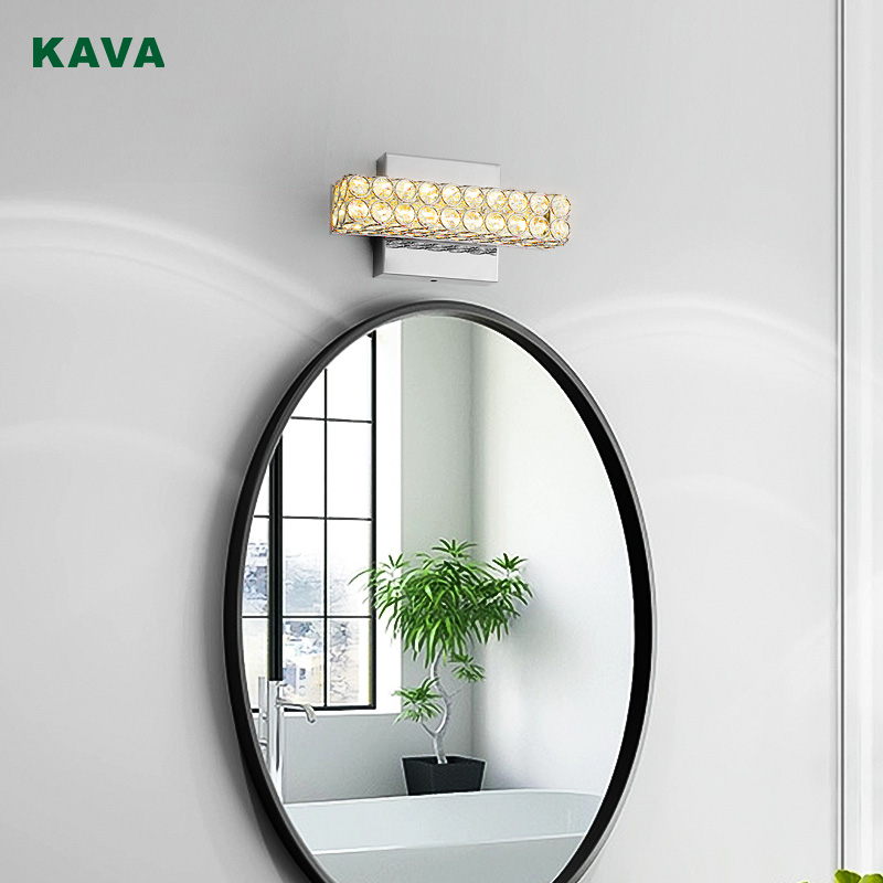 2022 Good Quality Wall Lamp Light - Crystal LED Wall Lamp Bathroom wall scones W20006-3W – KAVA