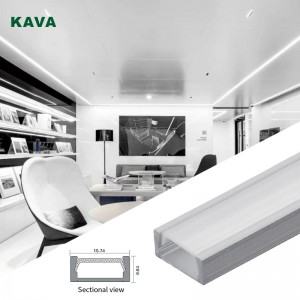 China Manufacturer for Voltage Lighting - LED Cabinet and Linear Aluminum Profile KXT610 – KAVA