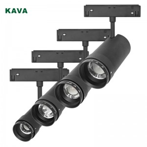 2022 wholesale price Spotlights - Magnetic Track Spotlight Black Track Light CXT035 – KAVA
