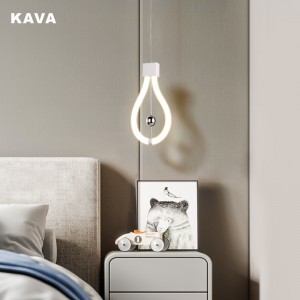 Factory Free sample Blue Pendant Light - Fashion hanging decorative home dining room Led pendant light 20403-1P – KAVA