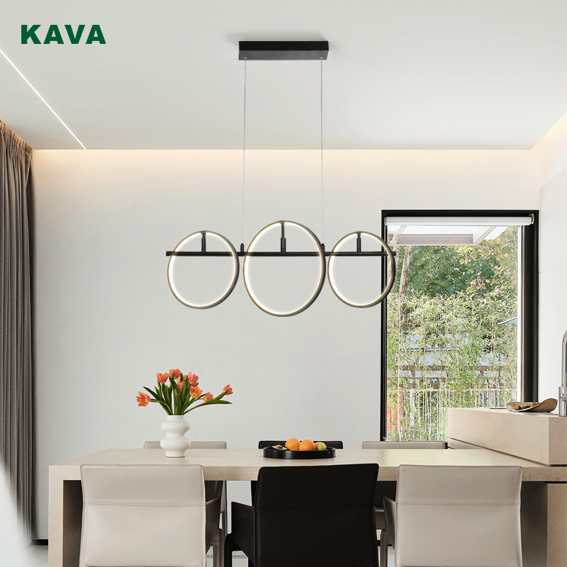 2022 wholesale price Hanging Light Fixtures - Three light adjustale LED pendant light 20324-3P – KAVA